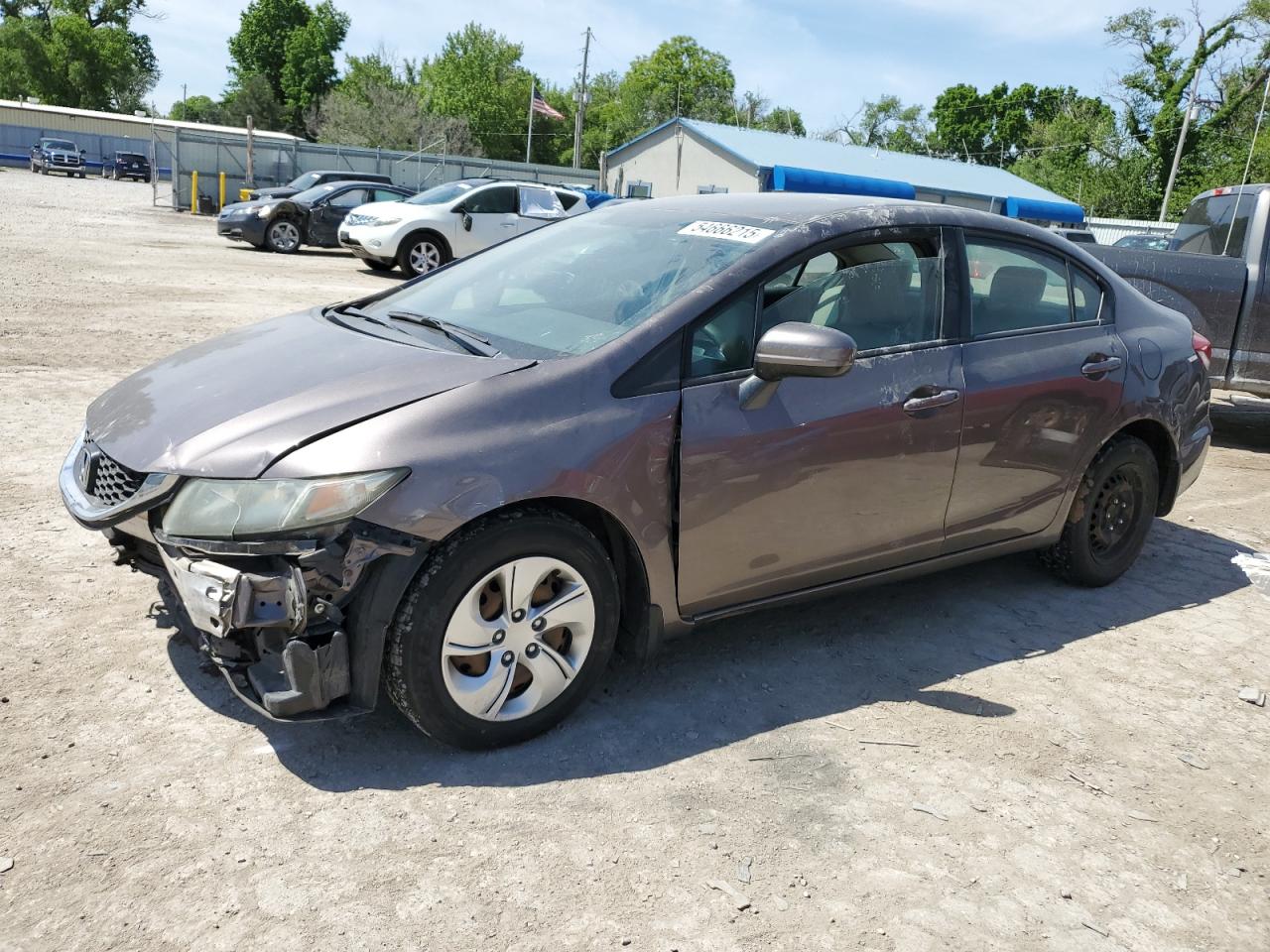 2014 Honda Civic Lx за продажба в Wichita, KS - Front End