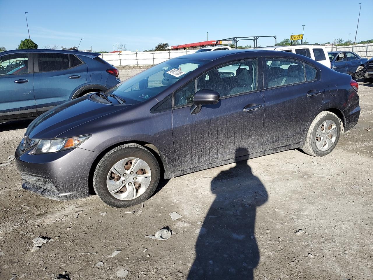 2015 Honda Civic Lx na sprzedaż w Cahokia Heights, IL - Hail