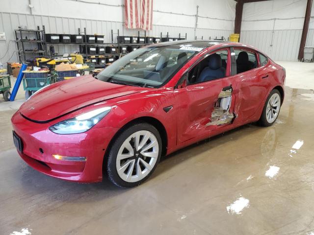  TESLA MODEL 3 2022 Czerwony