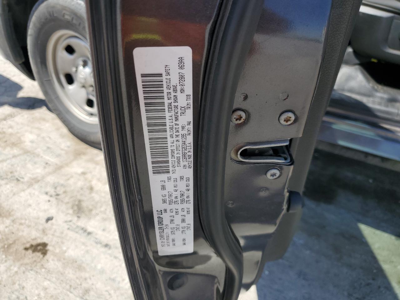 2014 Ram 1500 St VIN: 1C6RR6FG2ES441295 Lot: 57506465