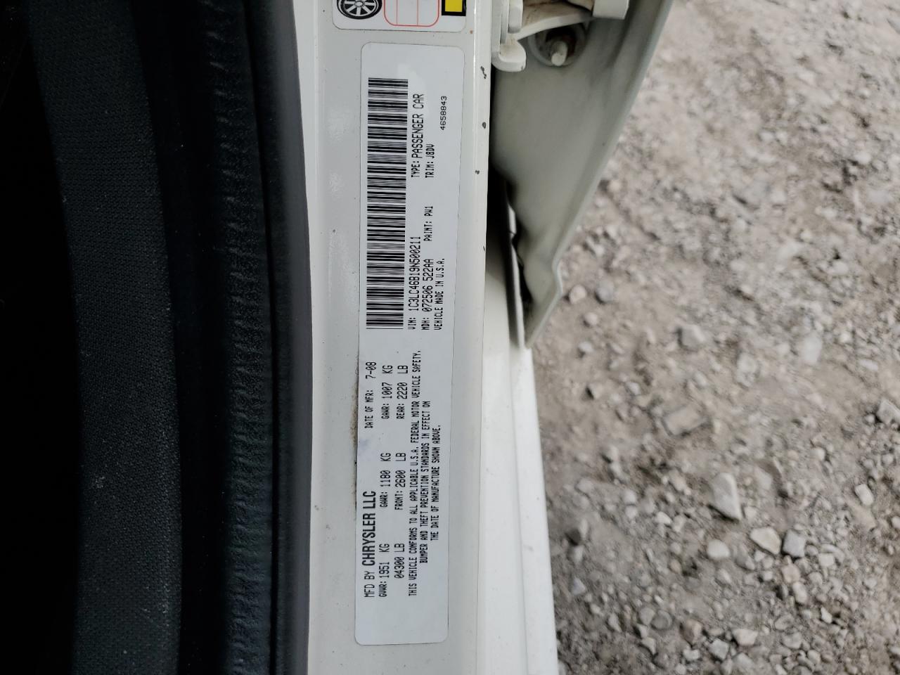 2009 Chrysler Sebring Lx VIN: 1C3LC46B19N500211 Lot: 56856615