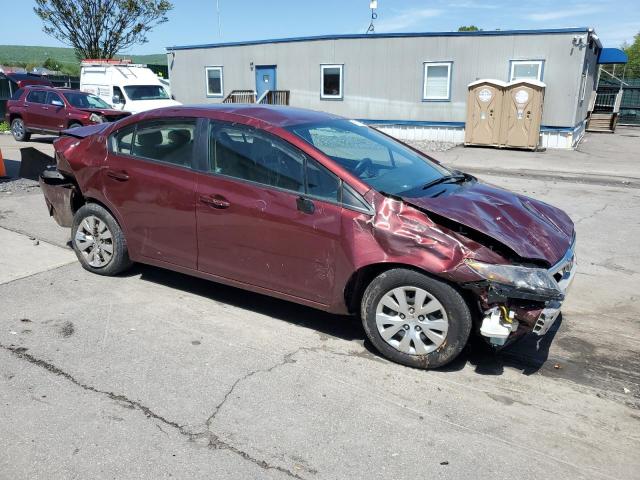  HONDA CIVIC 2012 Maroon