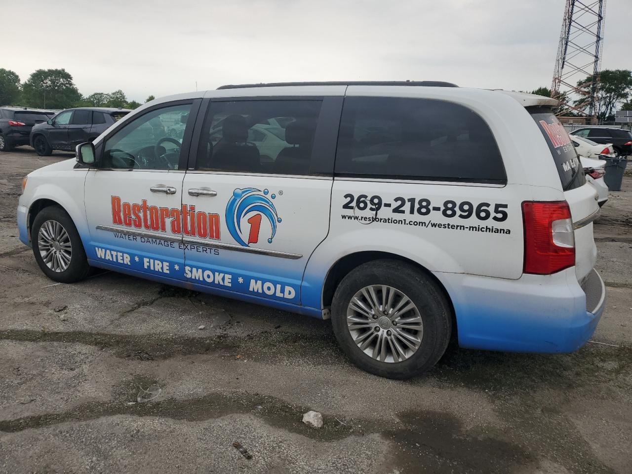 2013 Chrysler Town & Country Touring L white null flexible 2C4RC1CG2DR767857 photo #3