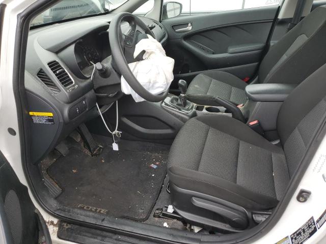  KIA FORTE 2017 White