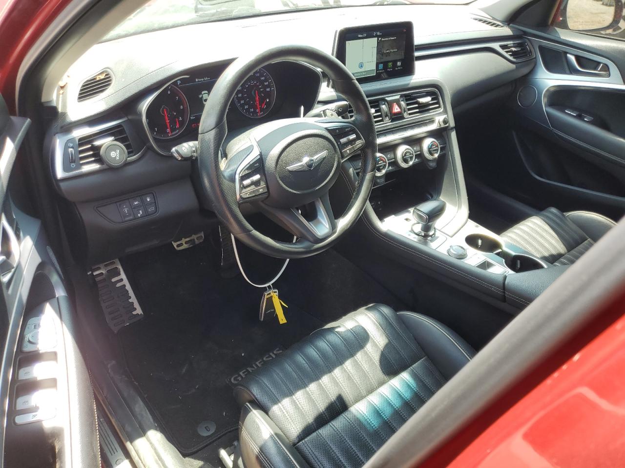 2021 Genesis G70 VIN: KMTG74LE2MU074173 Lot: 58236675