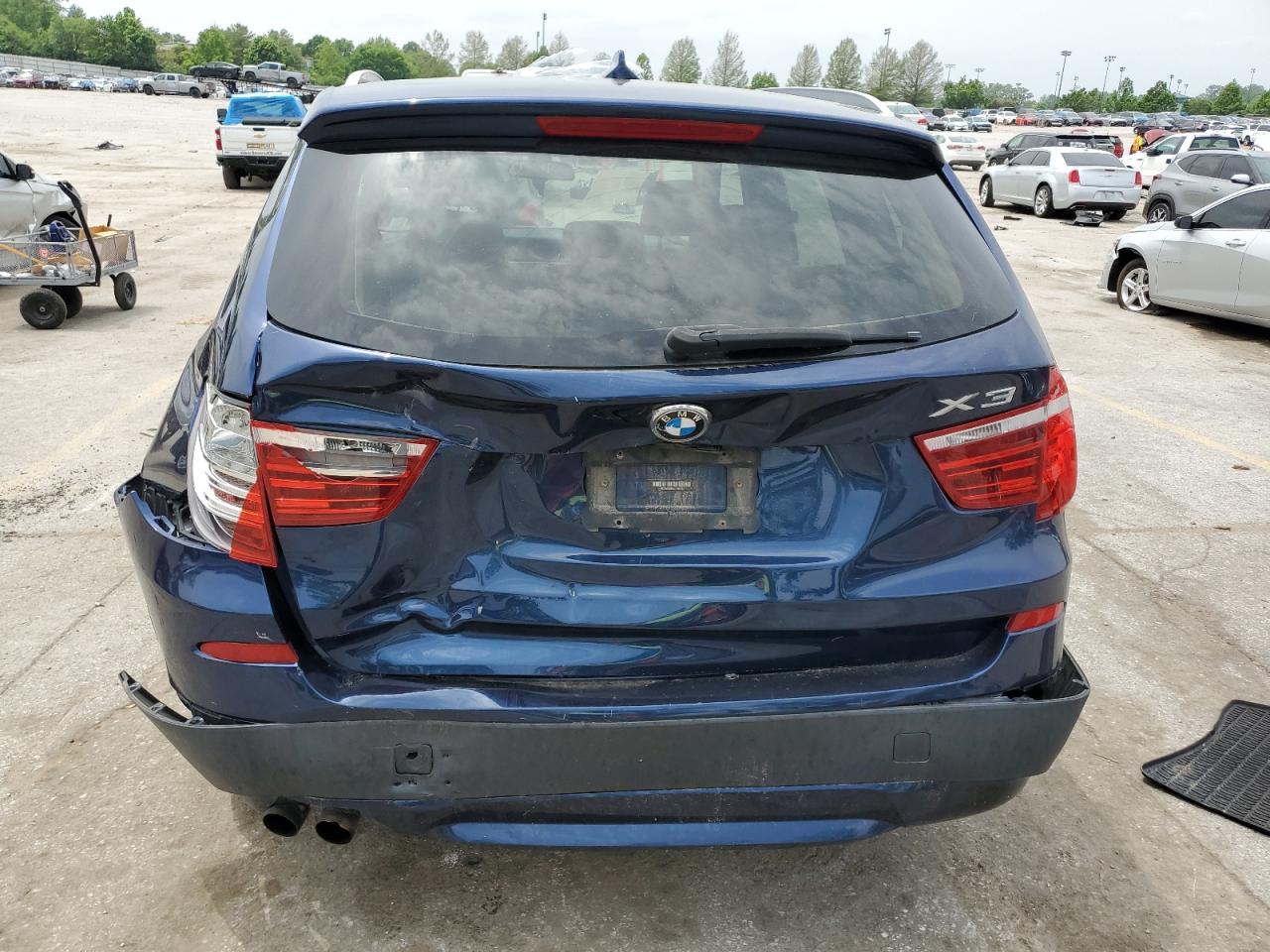 2012 BMW X3 xDrive28I VIN: 5UXWX5C50CL718076 Lot: 57166755