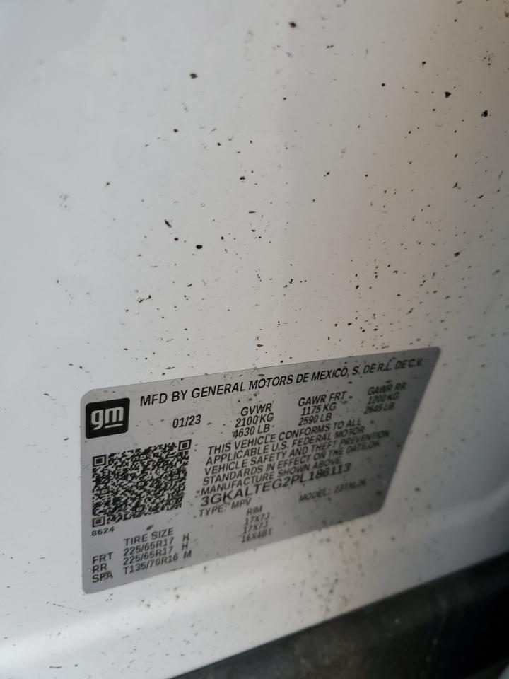 2023 GMC Terrain Sle VIN: 3GKALTEG2PL186113 Lot: 56841025