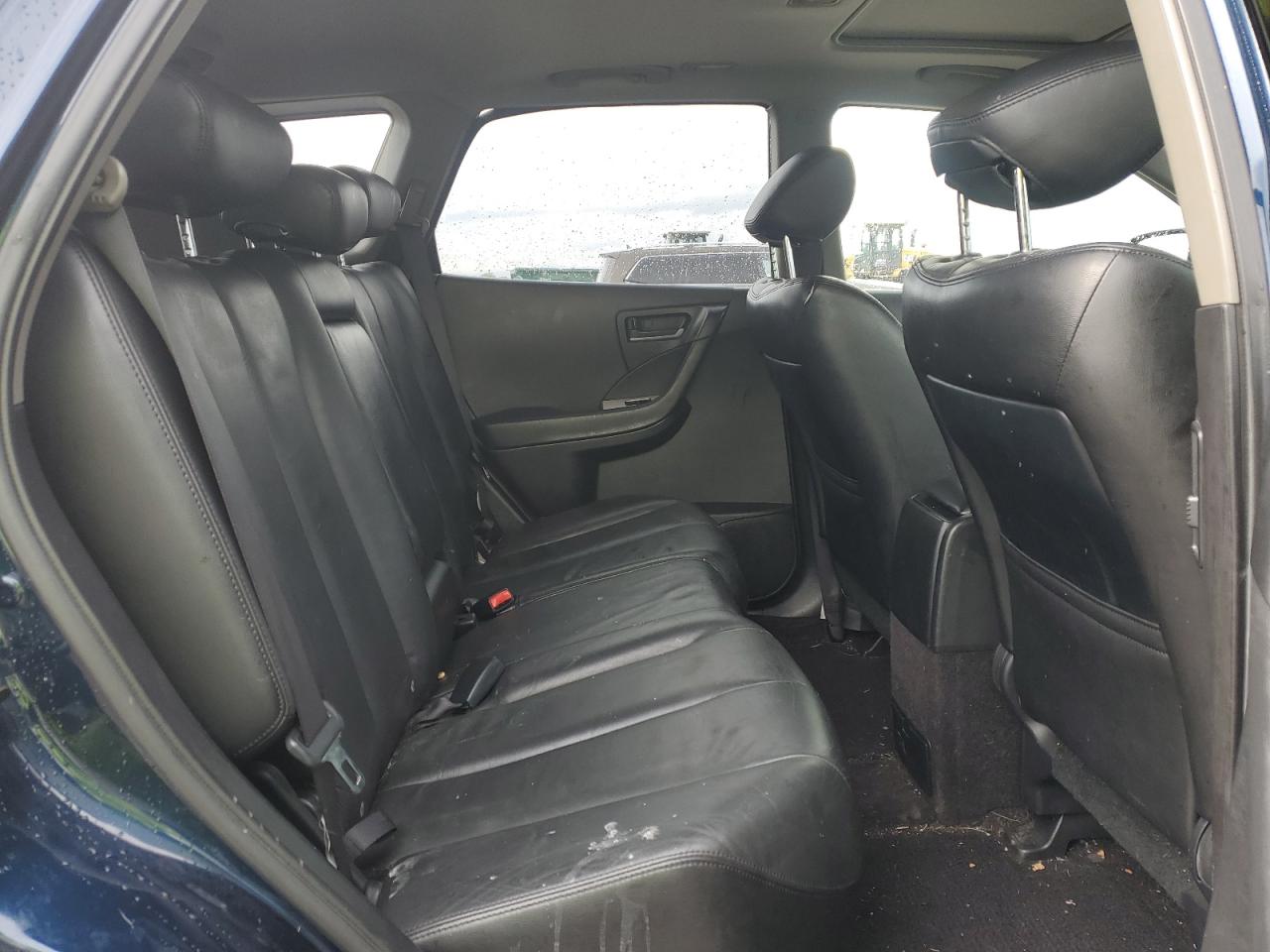2005 Nissan Murano Sl VIN: JN8AZ08T45W318883 Lot: 56180225