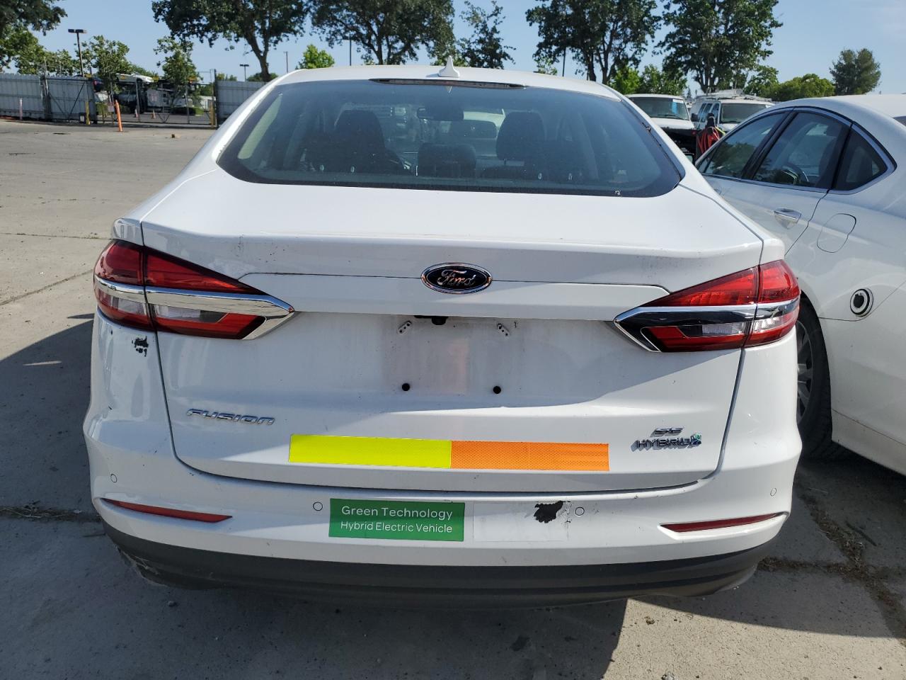 2019 Ford Fusion Se VIN: 3FA6P0LU6KR263994 Lot: 55082755