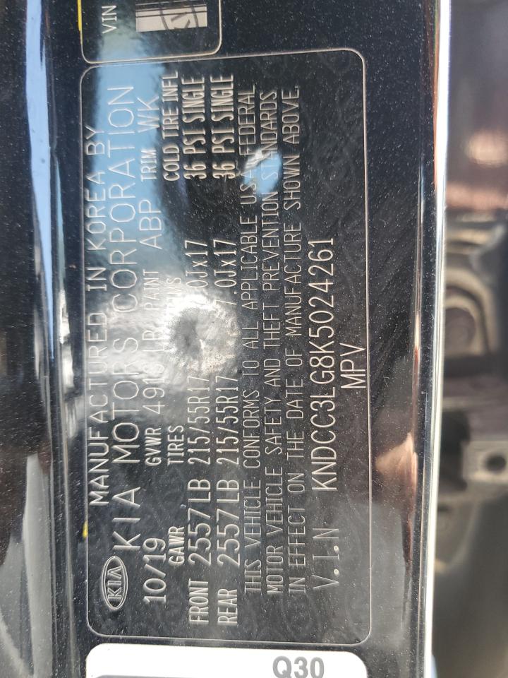 2019 Kia Niro Ex VIN: KNDCC3LG8K5024261 Lot: 56686095