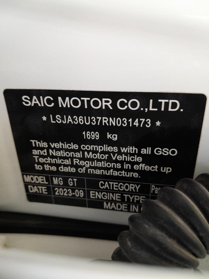 LSJA36U37RN031473 - 2022 Mg Gt - #58630165