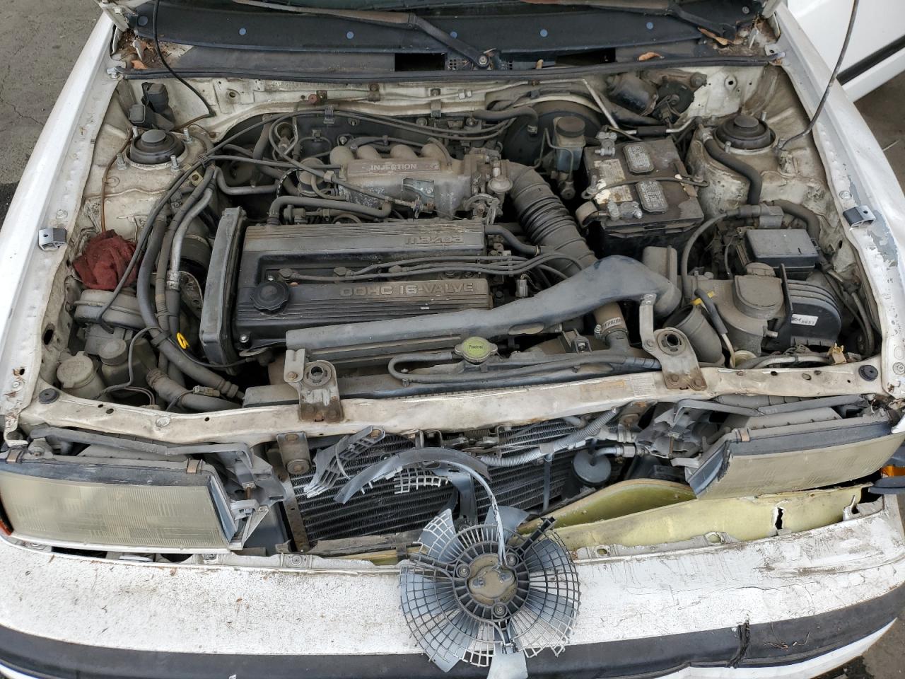 1991 Mazda Protege Lx VIN: JM1BG226XM0260915 Lot: 58431315