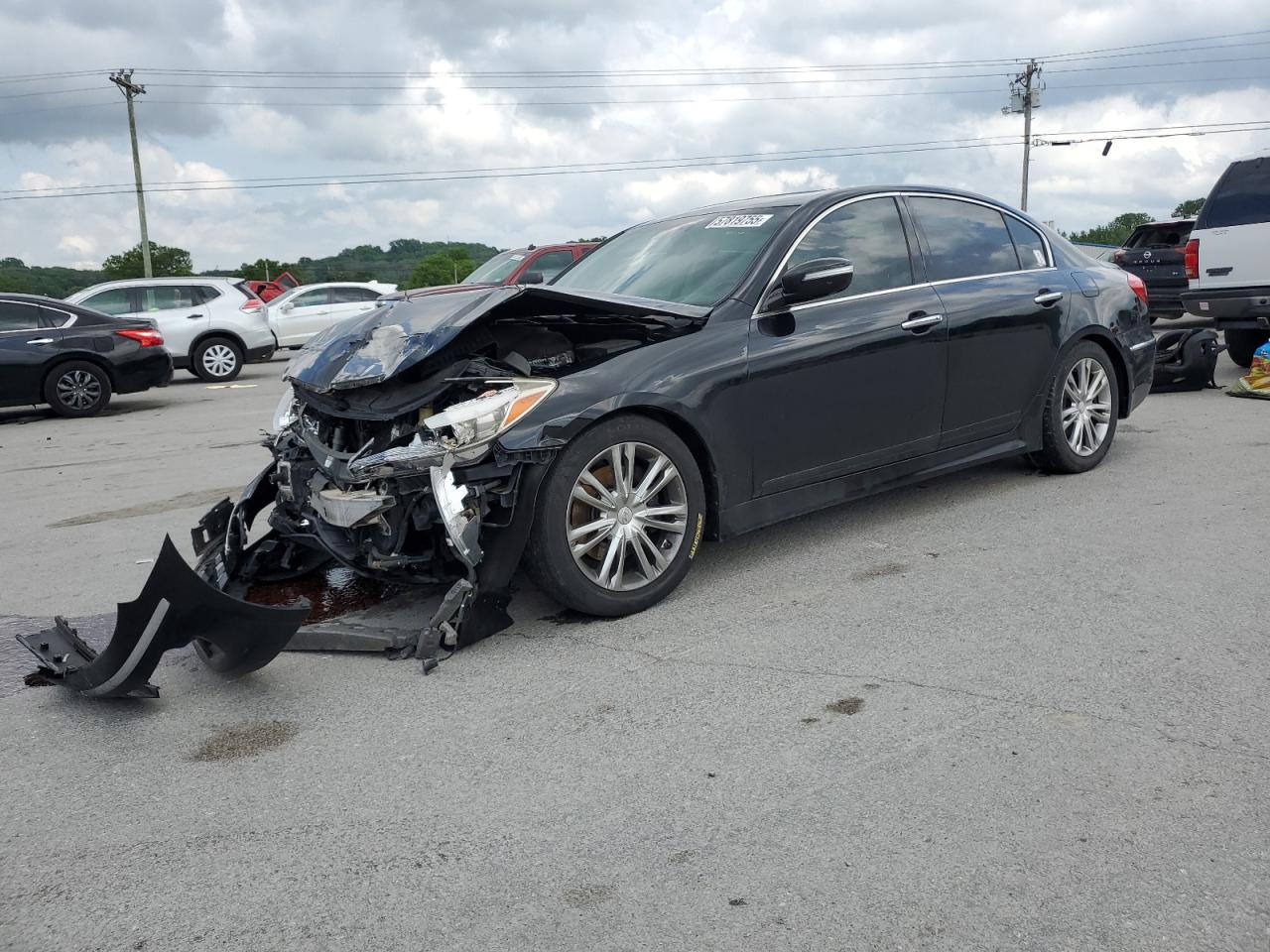 2012 Hyundai Genesis 3.8L na sprzedaż w Lebanon, TN - Front End