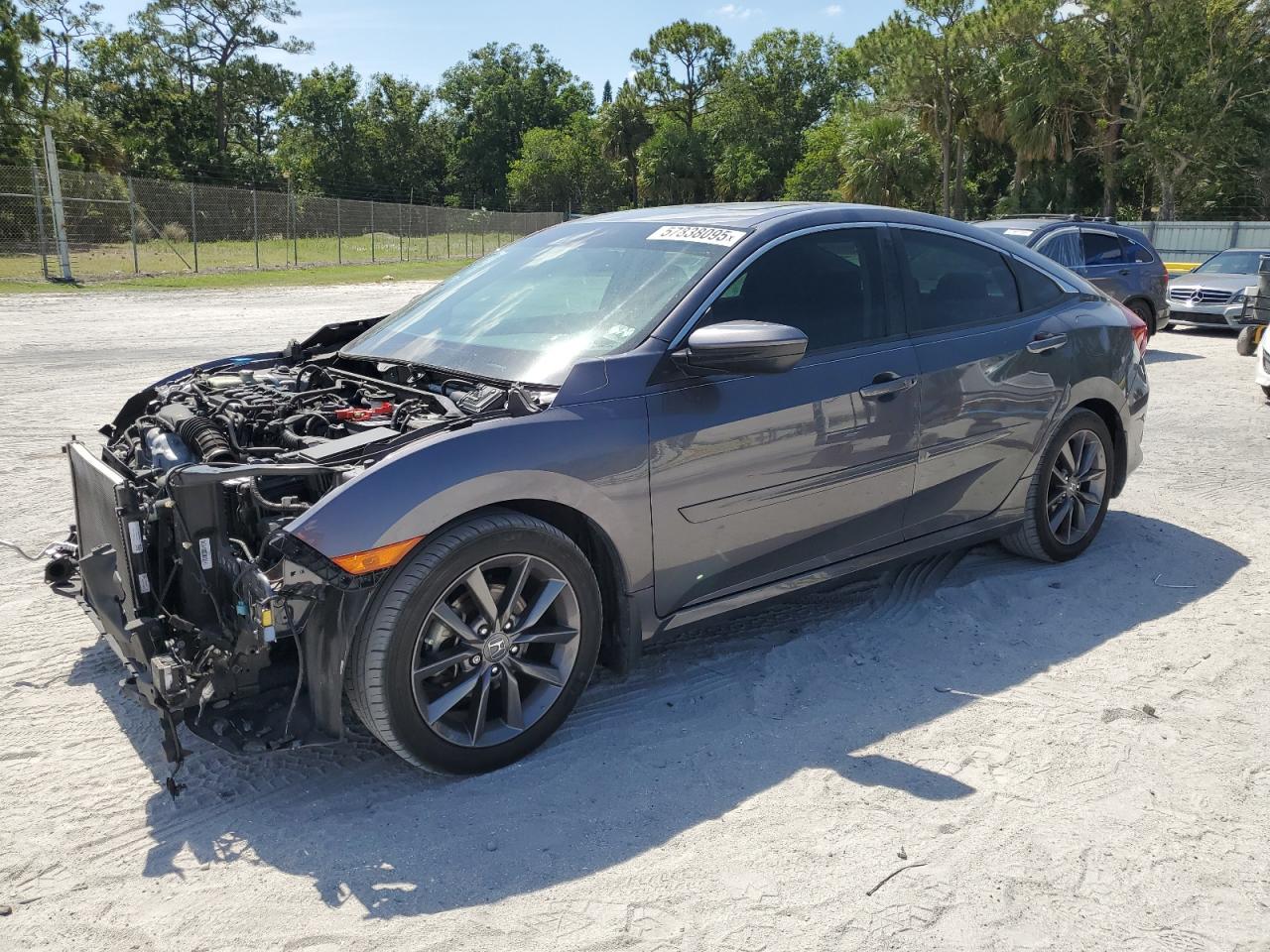 2020 Honda Civic Exl for Sale in Fort Pierce, FL - Front End