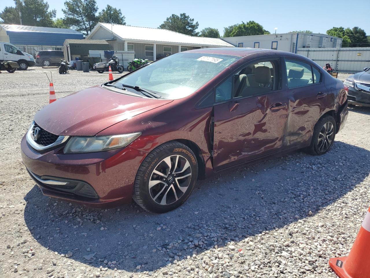 2014 Honda Civic Ex for Sale in Prairie Grove, AR - Side