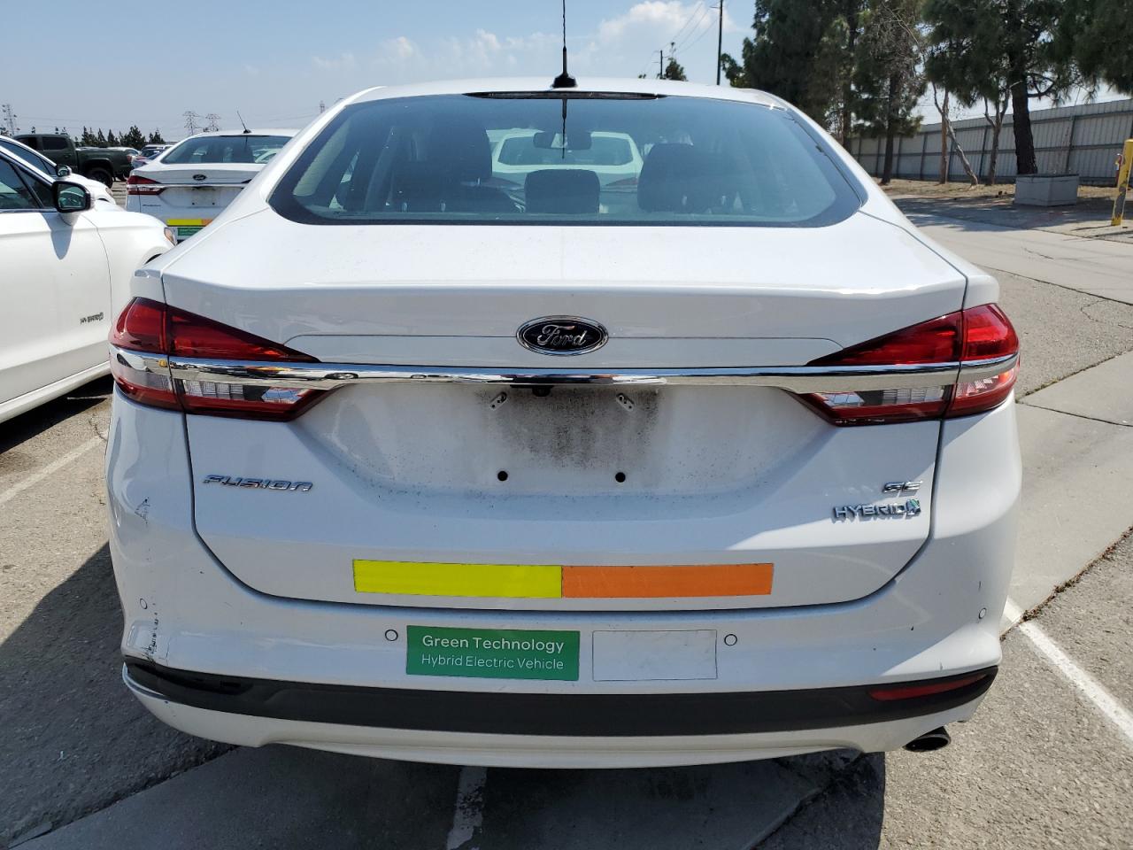 2018 Ford Fusion Se Hybrid VIN: 3FA6P0LU5JR278632 Lot: 54042505