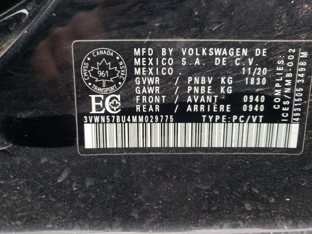 2021 VOLKSWAGEN JETTA S  