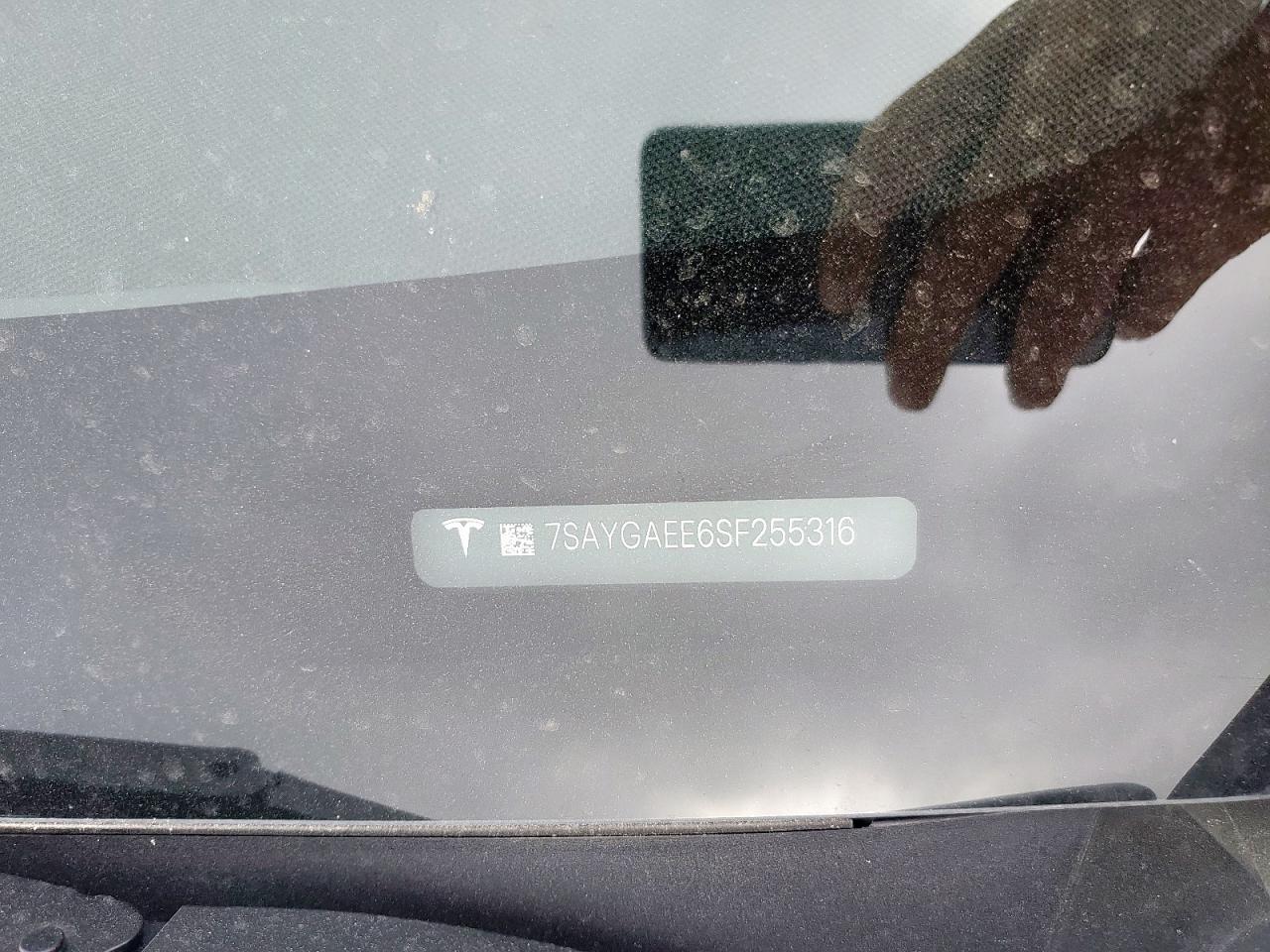2025 Tesla Model Y VIN: 7SAYGAEE6SF255316 Lot: 57067985