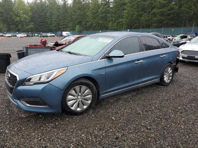  HYUNDAI SONATA 2016 Синий