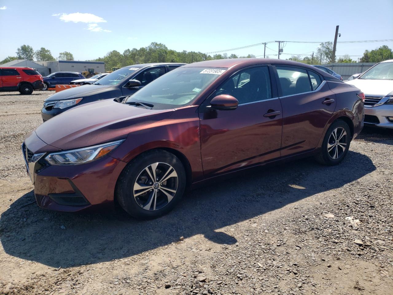 2021 Nissan Sentra Sv for Sale in Hillsborough, NJ - Side