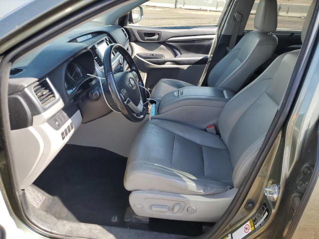  TOYOTA HIGHLANDER 2018 Зеленый