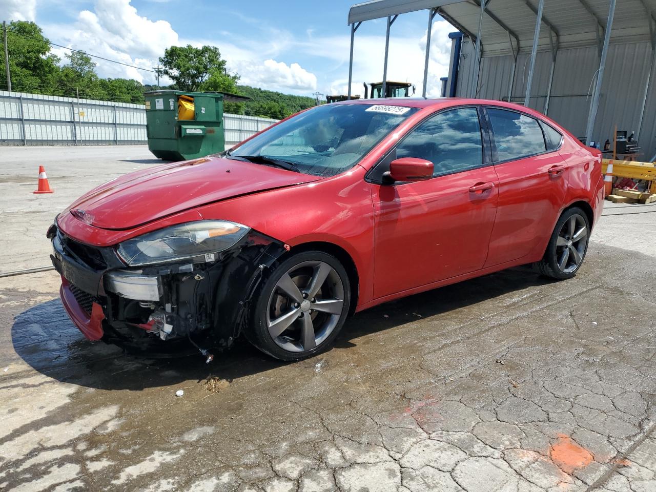 2015 Dodge Dart Gt en Venta en Lebanon, TN - Front End