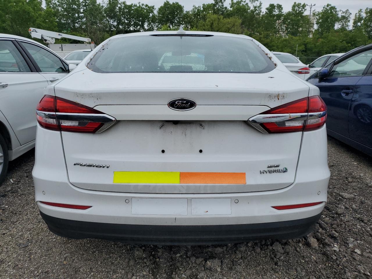 2019 Ford Fusion Se VIN: 3FA6P0LU9KR124796 Lot: 55085145
