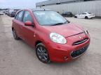 2012 NISSAN MICRA ELLE for sale at Copart PETERLEE