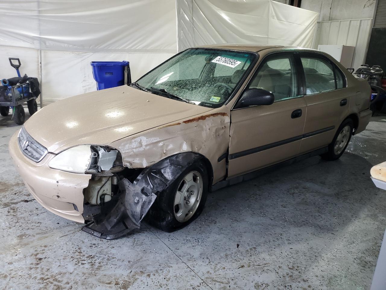 2000 Honda Civic Lx продається в Dunn, NC - Front End