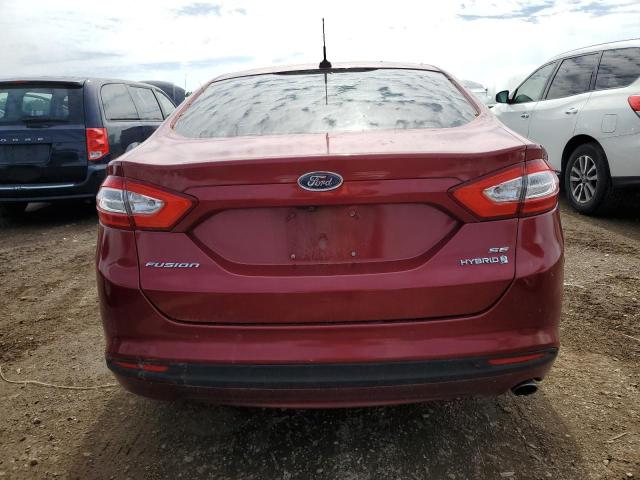 Sedans FORD FUSION 2013 Red