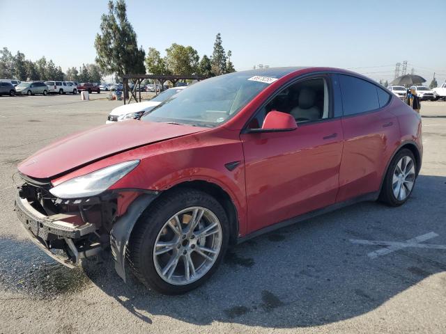  TESLA MODEL Y 2021 Красный