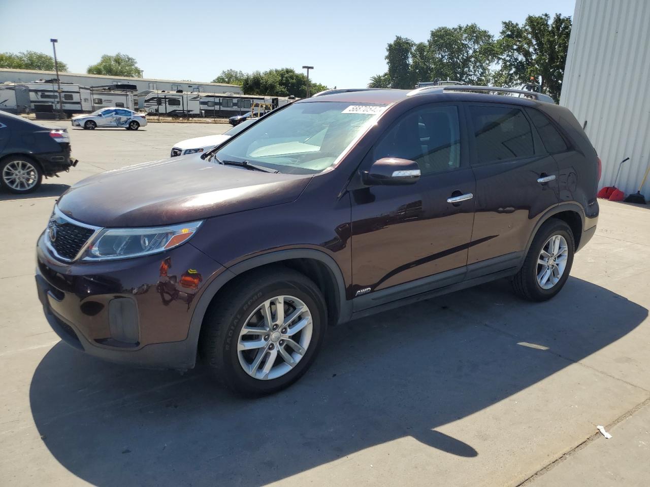 2015 Kia Sorento Lx продається в Sacramento, CA - Minor Dent/Scratches