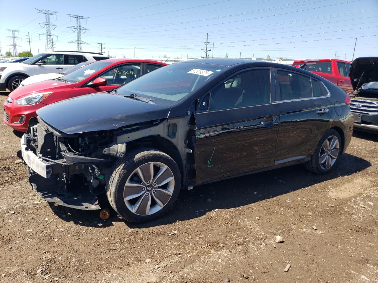 2018 Hyundai Ioniq Limited იყიდება Elgin-ში, IL - Front End