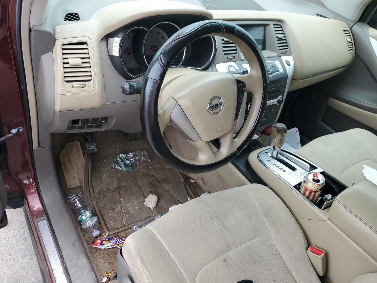 2009 Nissan Murano S VIN: JN8AZ18W89W140627 Lot: 56124295