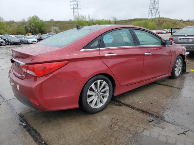  HYUNDAI SONATA 2014 Бургунди