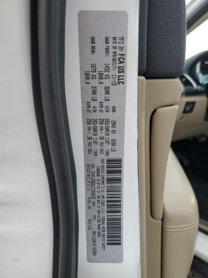 2020 Jeep Grand Cherokee Limited VIN: 1C4RJFBG0LC199622 Lot: 56224925