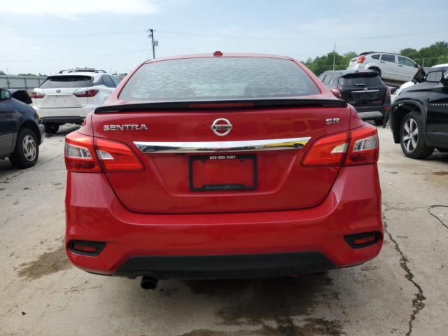  NISSAN SENTRA 2017 Czerwony