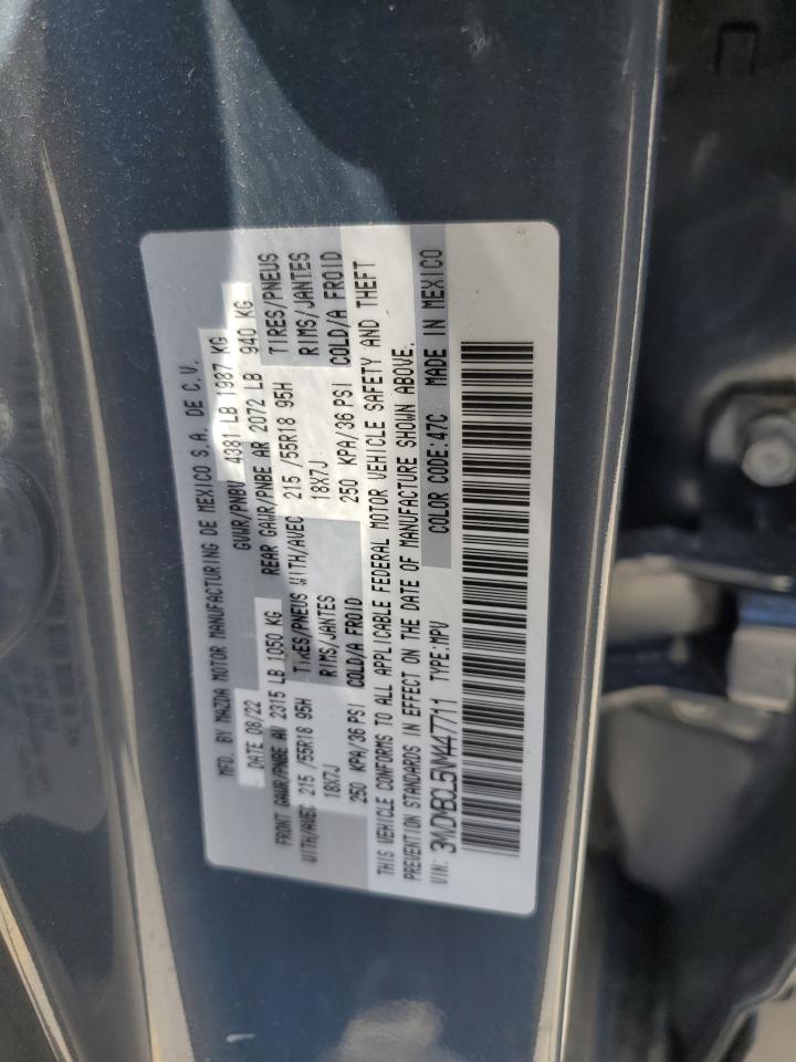 2022 Mazda Cx-30 Preferred VIN: 3MVDMBCL5NM447711 Lot: 57862295