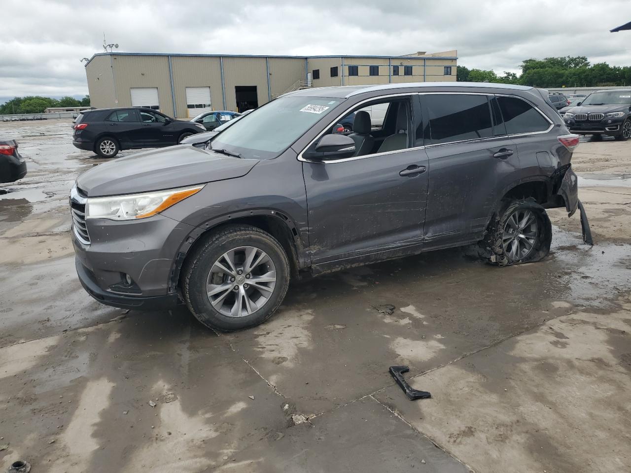 2014 Toyota Highlander Xle zu verkaufen in Wilmer, TX - Front End