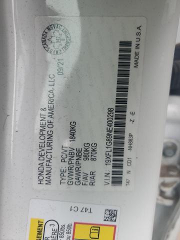 2022 HONDA CIVIC SPORT TOURING  