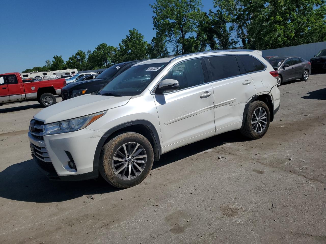2017 Toyota Highlander Se за продажба в Bridgeton, MO - Side