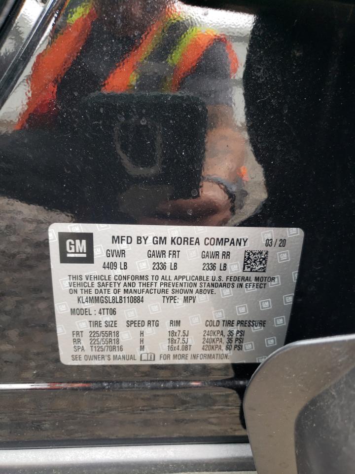 2020 Buick Encore Gx Essence VIN: KL4MMGSL8LB110884 Lot: 58417965