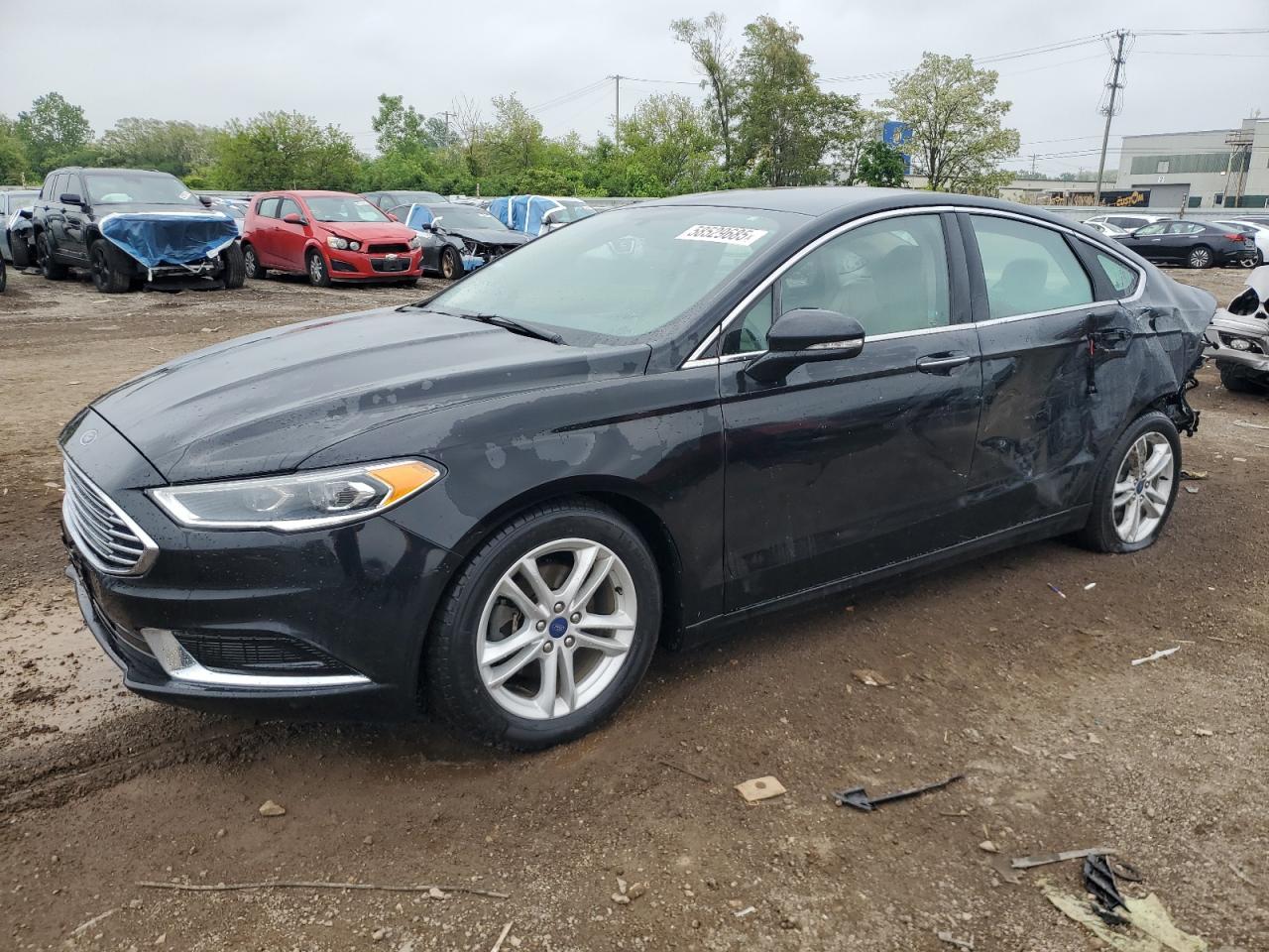 2018 Ford Fusion Se zu verkaufen in Chicago Heights, IL - Rear End