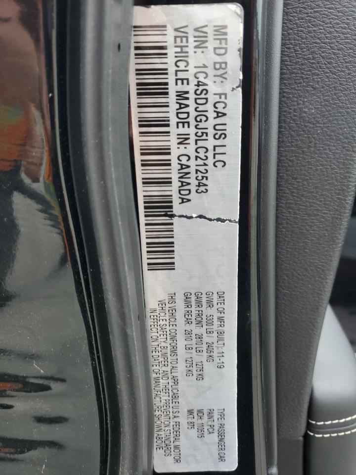 2018 Dodge Durango Srt VIN: 1C4SDJGJ3JC150301 Lot: 57295895