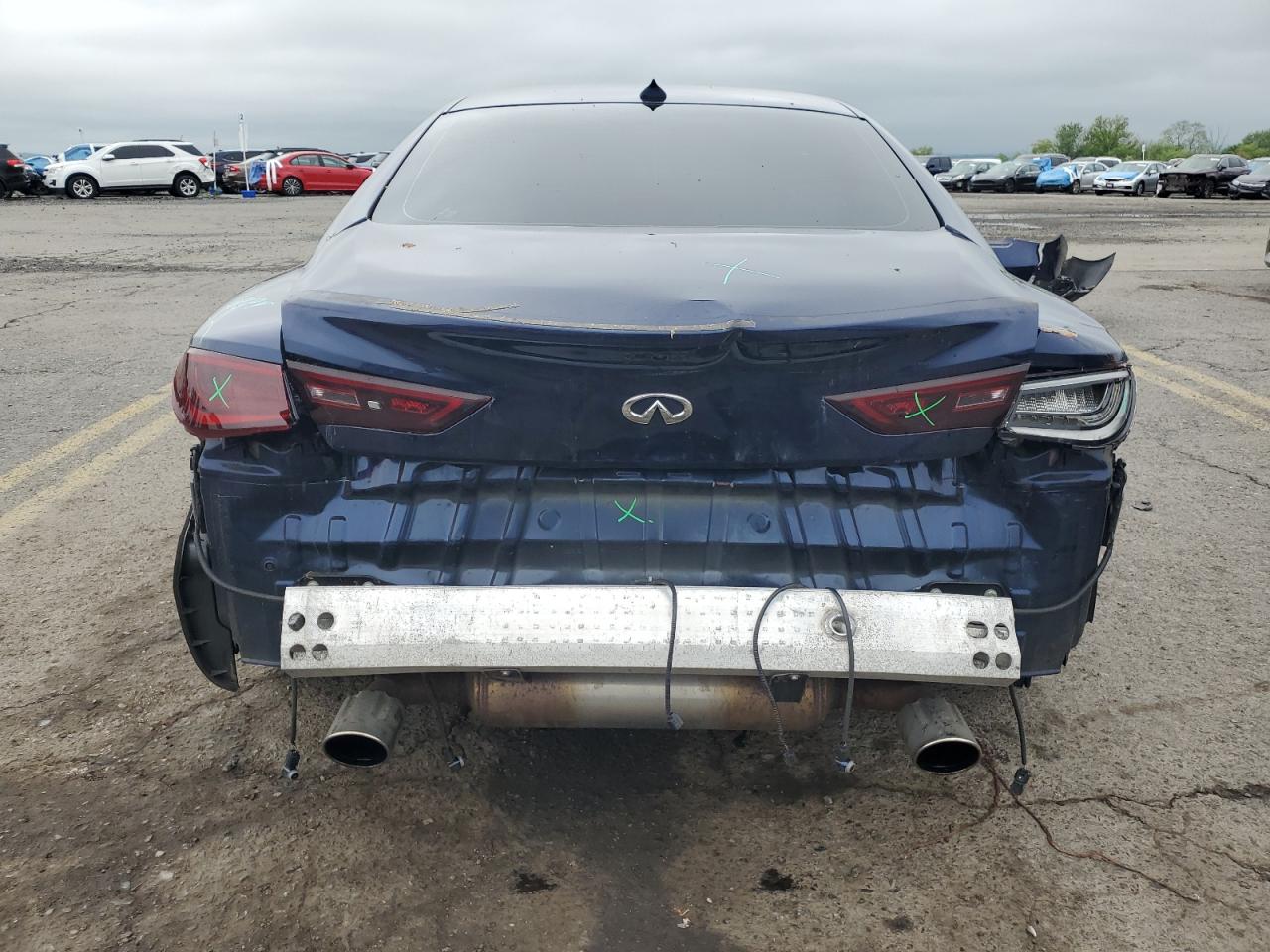 2021 Infiniti Q60 Luxe VIN: JN1EV7KL5MM470517 Lot: 55611455