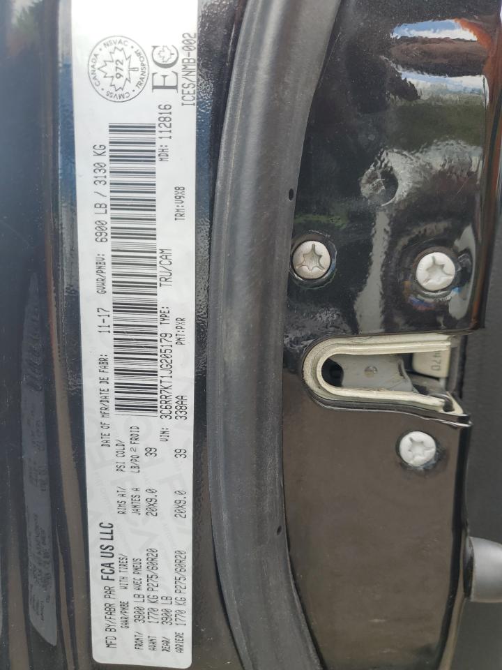 2018 Ram 1500 St VIN: 3C6RR7KT1JG205179 Lot: 55621485