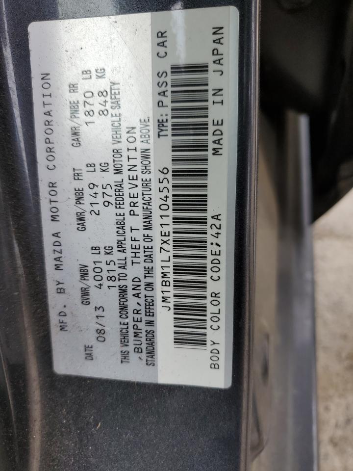 2014 Mazda 3 Touring VIN: JM1BM1L7XE1104556 Lot: 57083695