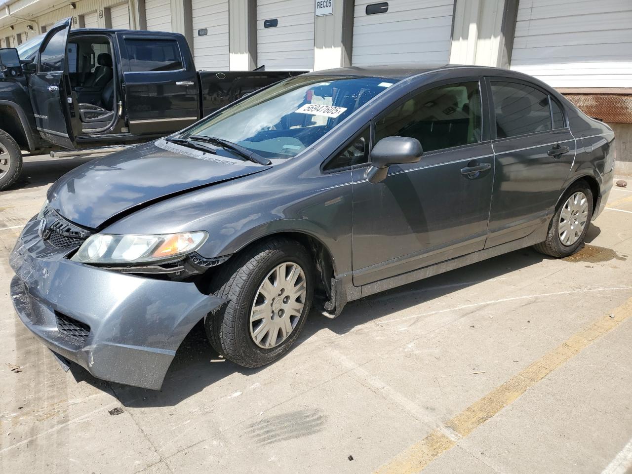2009 Honda Civic Vp zu verkaufen in Louisville, KY - Side