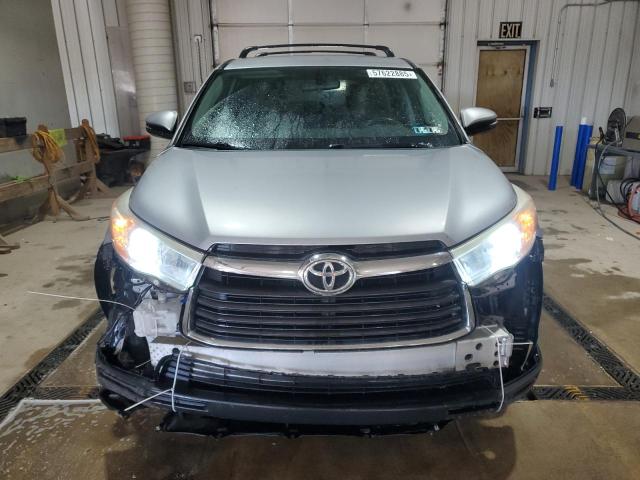  TOYOTA HIGHLANDER 2014 Srebrny