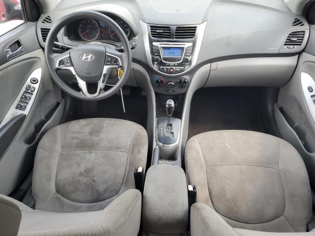  HYUNDAI ACCENT 2013 Czerwony